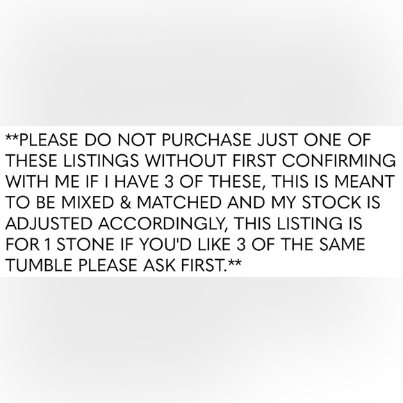 🔮 3 for $22 CELESTITE crystal natural tumbled stone - Picture 5 of 5